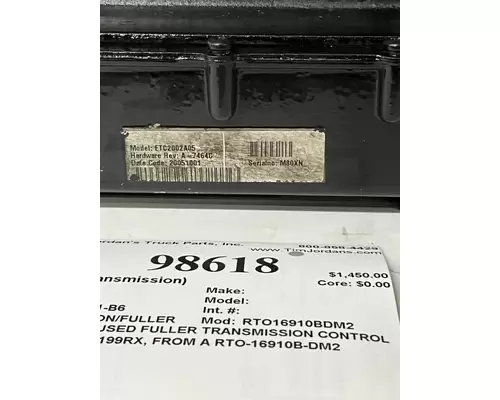 EATON/FULLER RTO16910BDM2 ECM (Transmission)