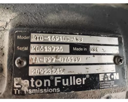 EATON/FULLER RTO16910CAS3 Transmission