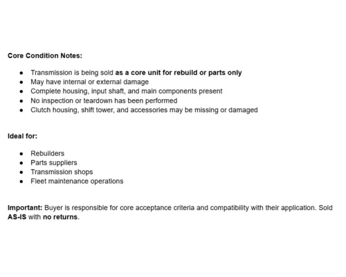 EATON FULLER RTOC16909A Transmission Assembly