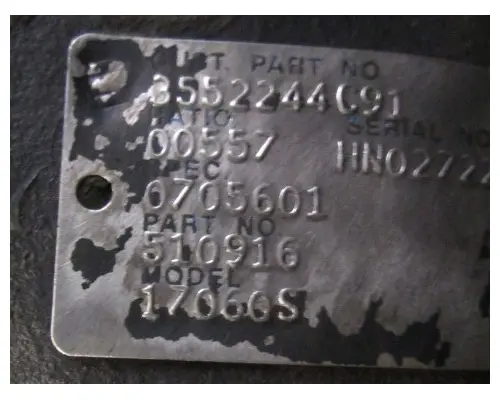 EATON-SPICER 17060SR557 DIFFERENTIAL ASSEMBLY REAR REAR