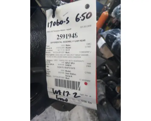 EATON-SPICER 17060SR650 DIFFERENTIAL ASSEMBLY REAR REAR