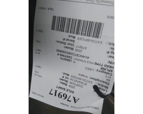 EATON-SPICER 76917 AXLE SHAFT