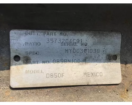 EATON-SPICER D-850F AXLE ASSEMBLY, FRONT (STEER)