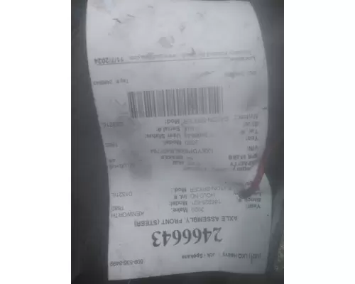 EATON-SPICER D1321IL AXLE ASSEMBLY, FRONT (STEER)
