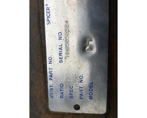 EATON-SPICER DDP40R529 CUTOFF - SINGLE AXLE