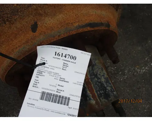EATON-SPICER DS402PRTBD CUTOFF - SINGLE AXLE