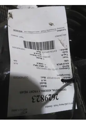 EATON-SPICER DSP40R355 DIFFERENTIAL ASSEMBLY FRONT REAR