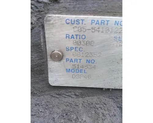 EATON-SPICER DSP40 AXLE ASSEMBLY, REAR (FRONT)