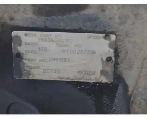 EATON-SPICER DST40R370 DIFFERENTIAL ASSEMBLY FRONT REAR