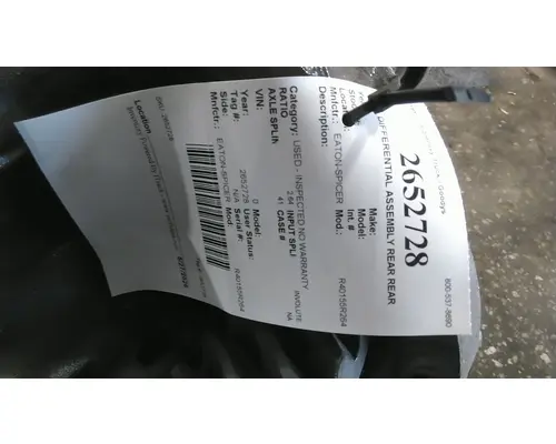 EATON-SPICER R40155R264 DIFFERENTIAL ASSEMBLY REAR REAR
