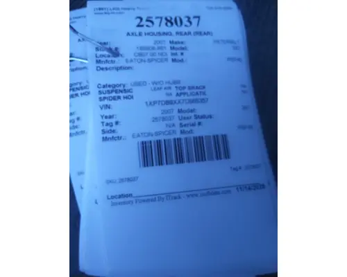 EATON-SPICER RSP40 AXLE HOUSING, REAR (REAR)