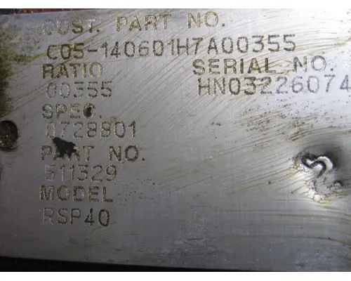 EATON-SPICER RSP41R355 DIFFERENTIAL ASSEMBLY REAR REAR