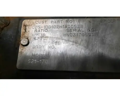 EATON-SPICER S21170R538 DIFFERENTIAL ASSEMBLY REAR REAR