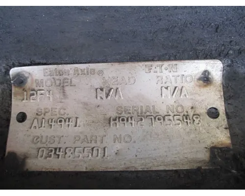 EATON 12F4 Axle Assy, Fr (4WD)