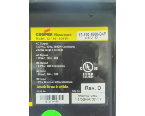 EATON BUSSMANN SERIES POWER INVERTER (NON HYBRID)