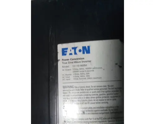 EATON BUSSMANN SERIES POWER INVERTER (NON HYBRID)