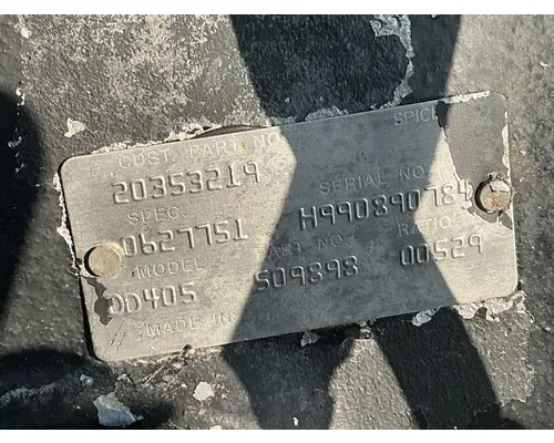 EATON DD405 Front Rears (Tandem Front)