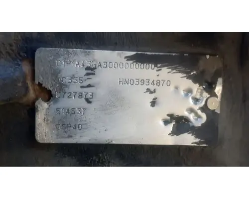 EATON DSP40/RSP40 Cutoff Tandem Axle