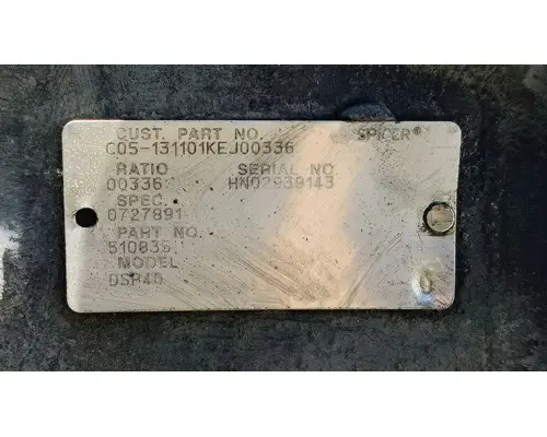 EATON DSP40 Front Rears (Tandem Front)