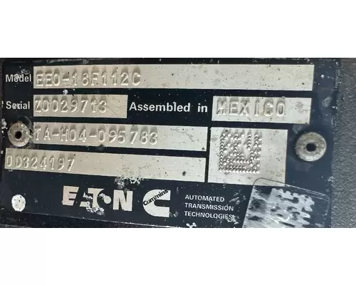 EATON EEO-18F112C TransmissionTransaxle Assembly