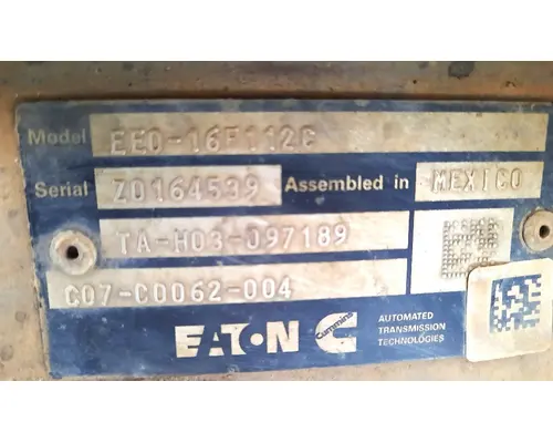 EATON EEO16F112C TRANSMISSION ASSEMBLY
