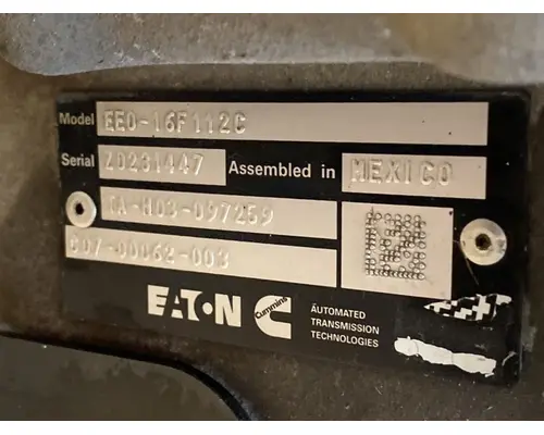 EATON EEO16F112C Transmission Assembly