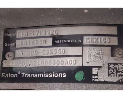 EATON EEO17F112C TRANSMISSION ASSEMBLY
