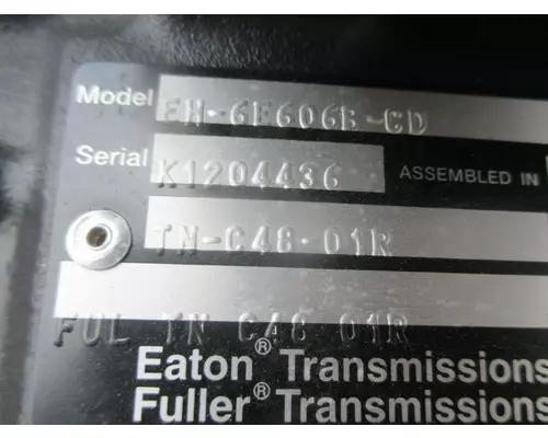 EATON EH6E606BCD TRANSMISSION ASSEMBLY
