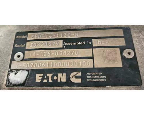 EATON EHD14F112C-N TransmissionTransaxle Assembly