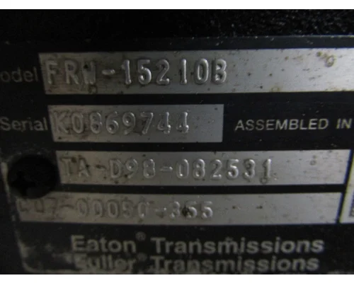 EATON FRW-15210B Transmission Assembly