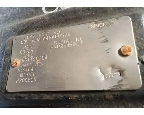 EATON P20060R Rear Rears (Tandem Rear or Single)