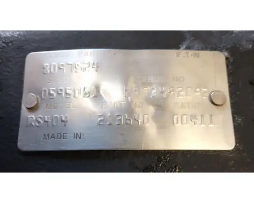 EATON RS404 Rear Rears (Tandem Rear or Single)