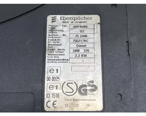 EBERSPACHER D2 Heater Assembly