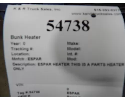 ESPAR  BUNK HEATER