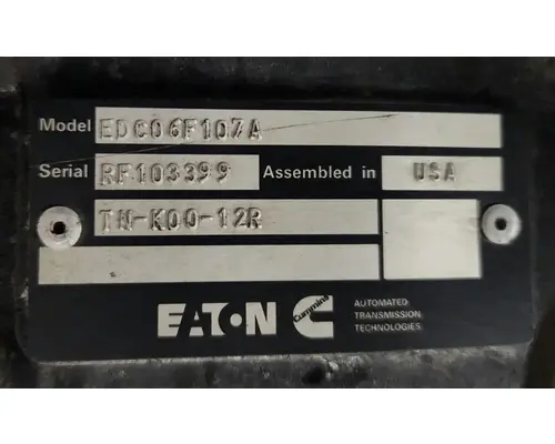 Eaton/Fuller EDCO-6F107-A Transmission Assembly