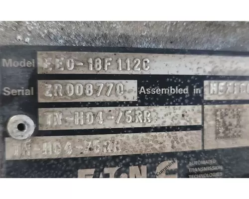 Eaton/Fuller EEO-18F112C Transmission Assembly