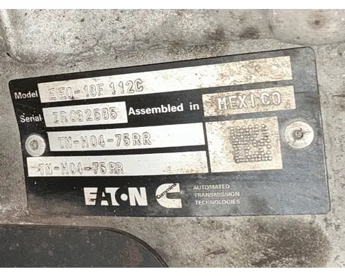 Eaton/Fuller EEO18F112C TransmissionTransaxle Assembly
