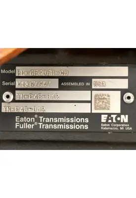 Eaton/Fuller EH-6E606B-CD Transmission Assembly