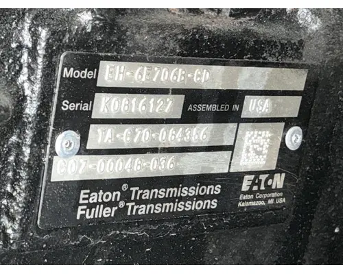 Eaton/Fuller EH6E606BCD TransmissionTransaxle Assembly