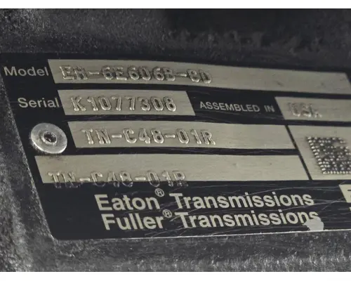 Eaton/Fuller EH6E606BCD TransmissionTransaxle Assembly