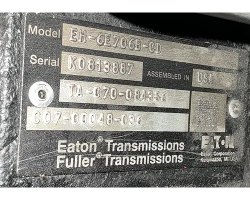 Eaton/Fuller EH6E606BCD TransmissionTransaxle Assembly