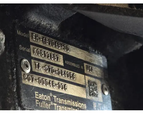 Eaton/Fuller EH6E606BCD TransmissionTransaxle Assembly