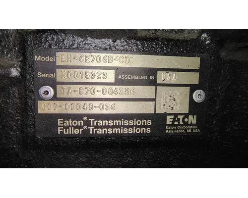 Eaton/Fuller EH6E706BCD TransmissionTransaxle Assembly