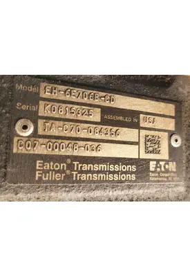 Eaton/Fuller EH6E706BCD Transmission/Transaxle Assembly