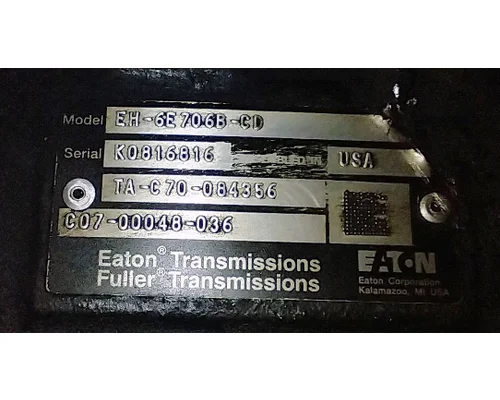 Eaton/Fuller EH6E706BCD TransmissionTransaxle Assembly