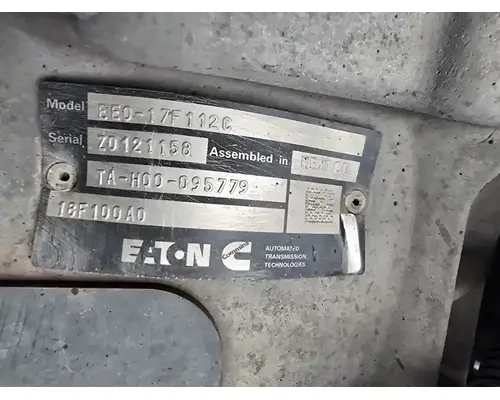 Transmission Assembly Eaton/Fuller EEO17F112C Geco - Dinuba