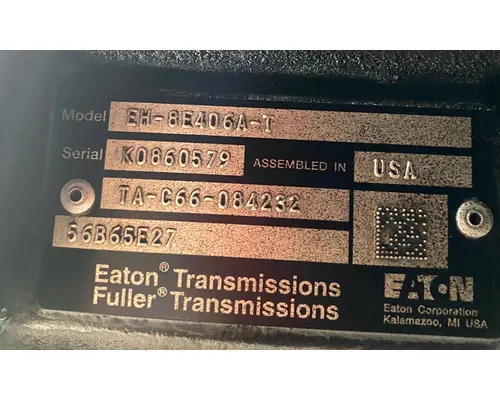 Transmission Assembly EATON/FULLER EH-8E406A-T American Truck Salvage