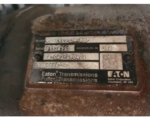 Eaton/Fuller F016E313A MHP Transmission Assembly
