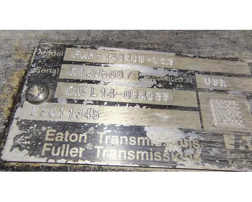 Eaton/Fuller FAM14810BEA3 TransmissionTransaxle Assembly