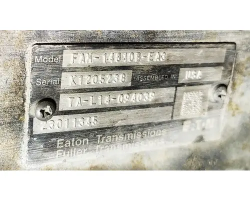 Eaton/Fuller FAM14810BEA3 TransmissionTransaxle Assembly